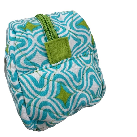 NWT Quilted Cosmetic Bag Buckhead Betties Curve Appeal Turquoise Green - Picture 5 of 9